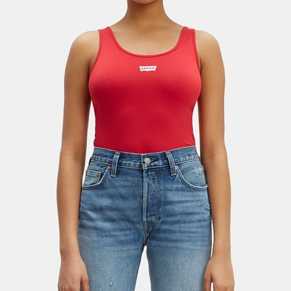 Levi's Tops - NWT Levi's Sleeveless Full-Coverage Bodysuit